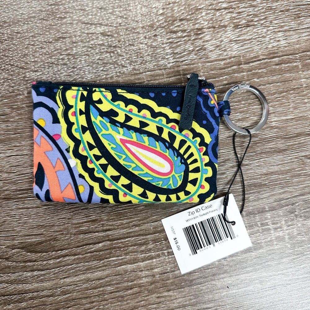 Vera Bradley - Zip ID Case - Twilight Paisley - new with tags